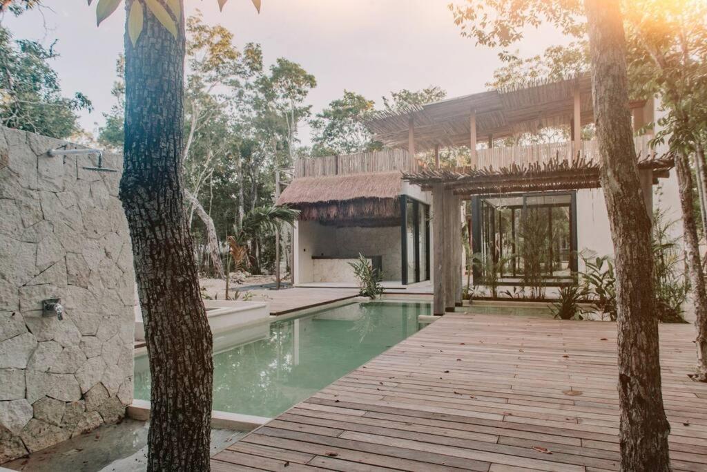 Villa Xuncari In The Heart Of The Jungle 图卢姆 外观 照片
