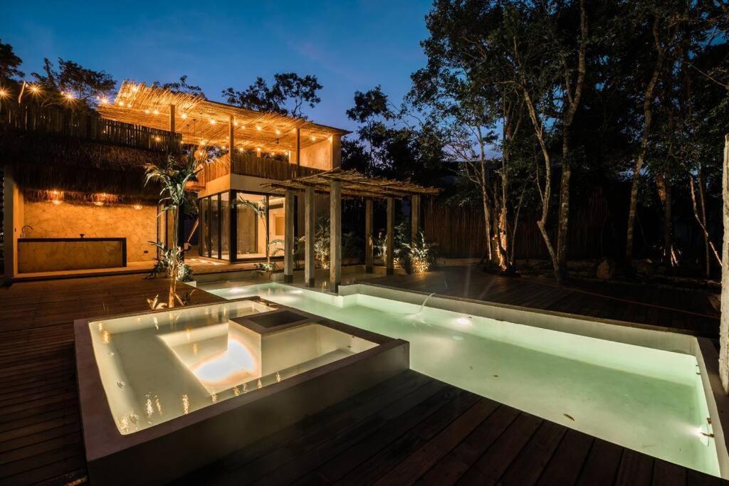Villa Xuncari In The Heart Of The Jungle 图卢姆 外观 照片