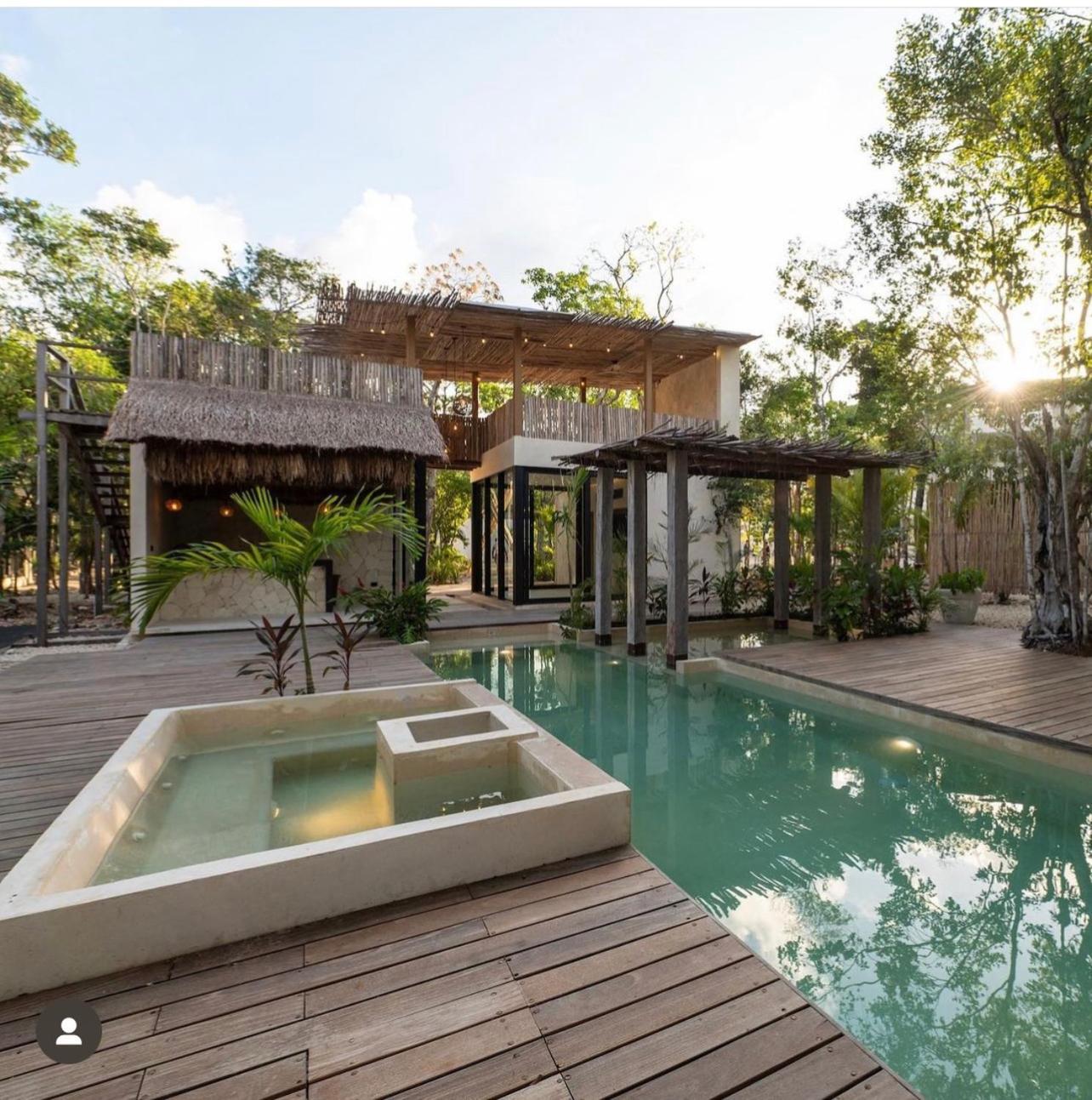Villa Xuncari In The Heart Of The Jungle 图卢姆 外观 照片